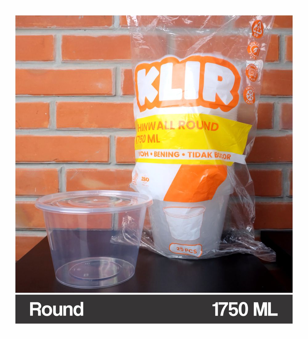 NEW - ROUND 1750 ML