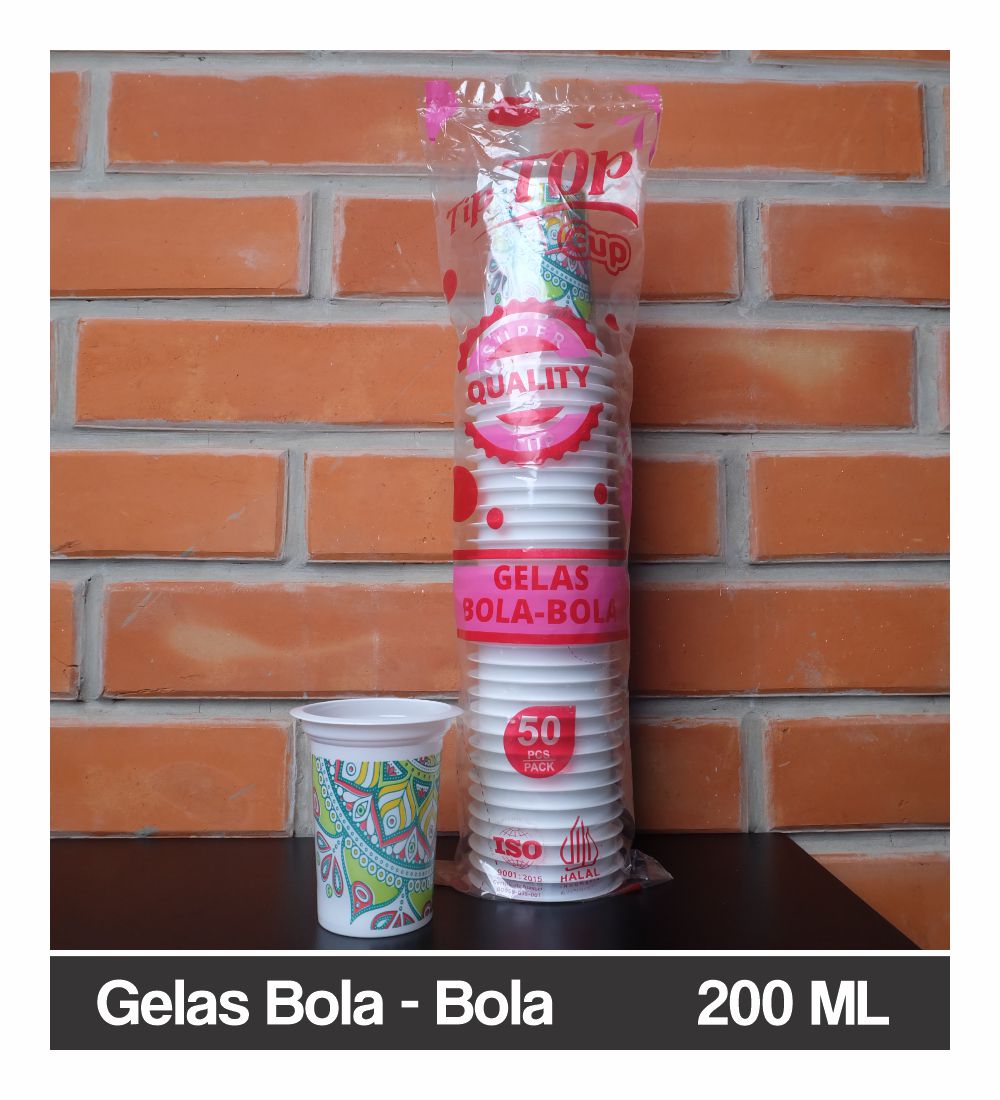 Gelas Bola Bola Batik