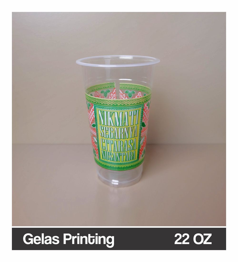 Gelas Printing Batik 1